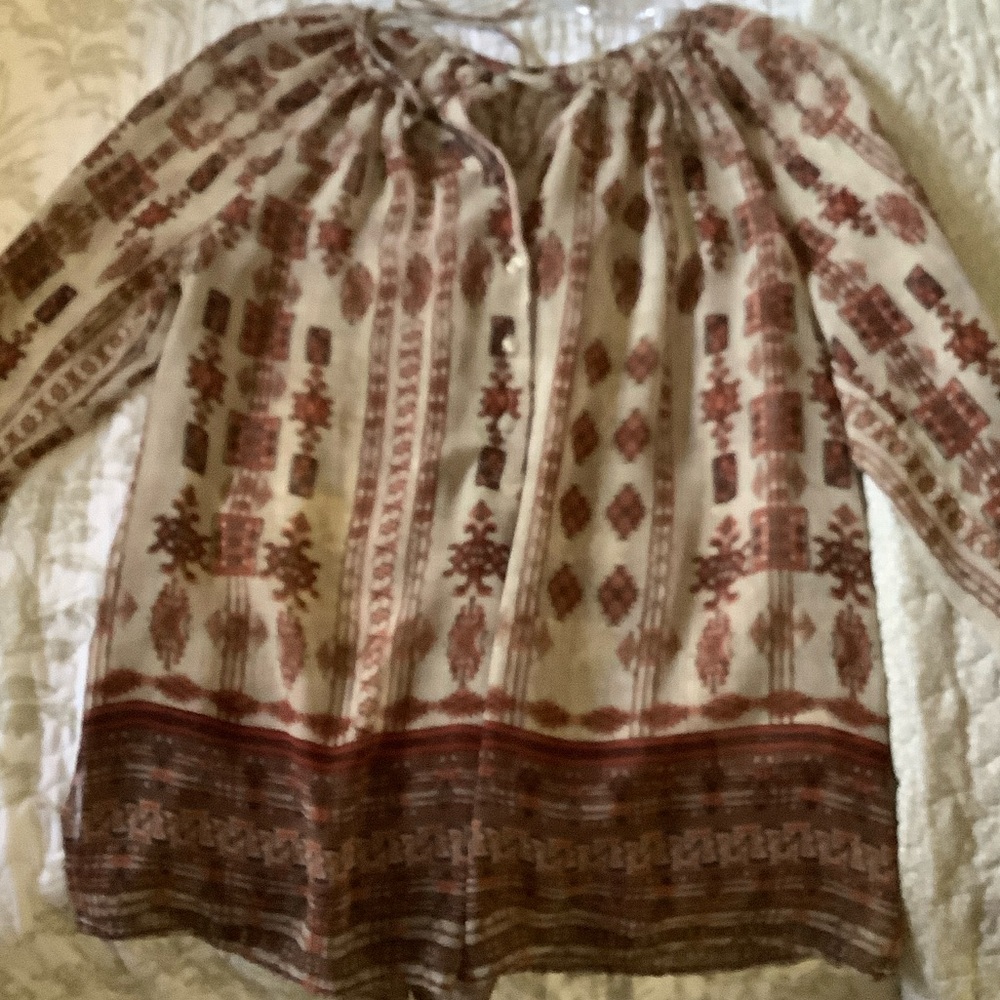 Lucky Brand Bohemian Print Women's Top